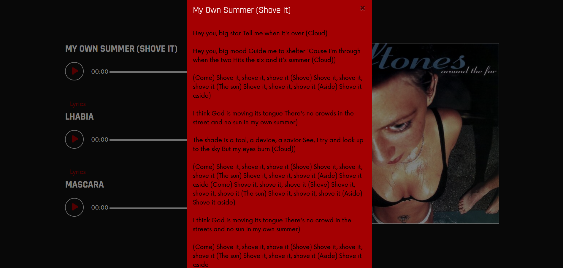 Around the fur website screenshot