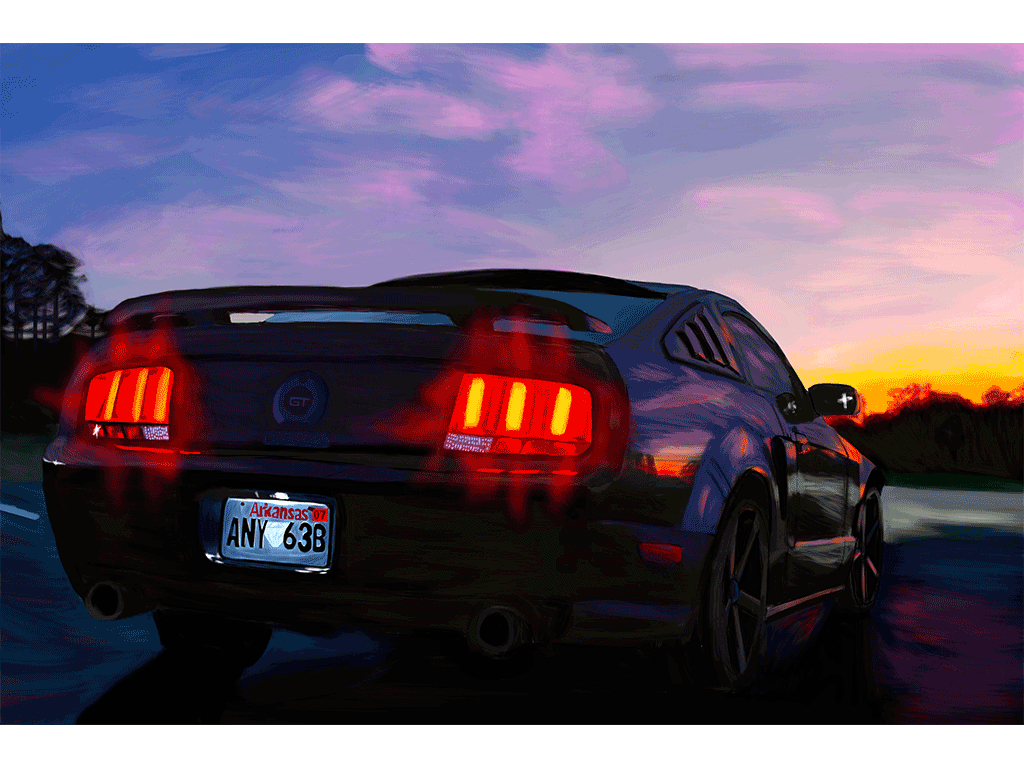 california special digital painting