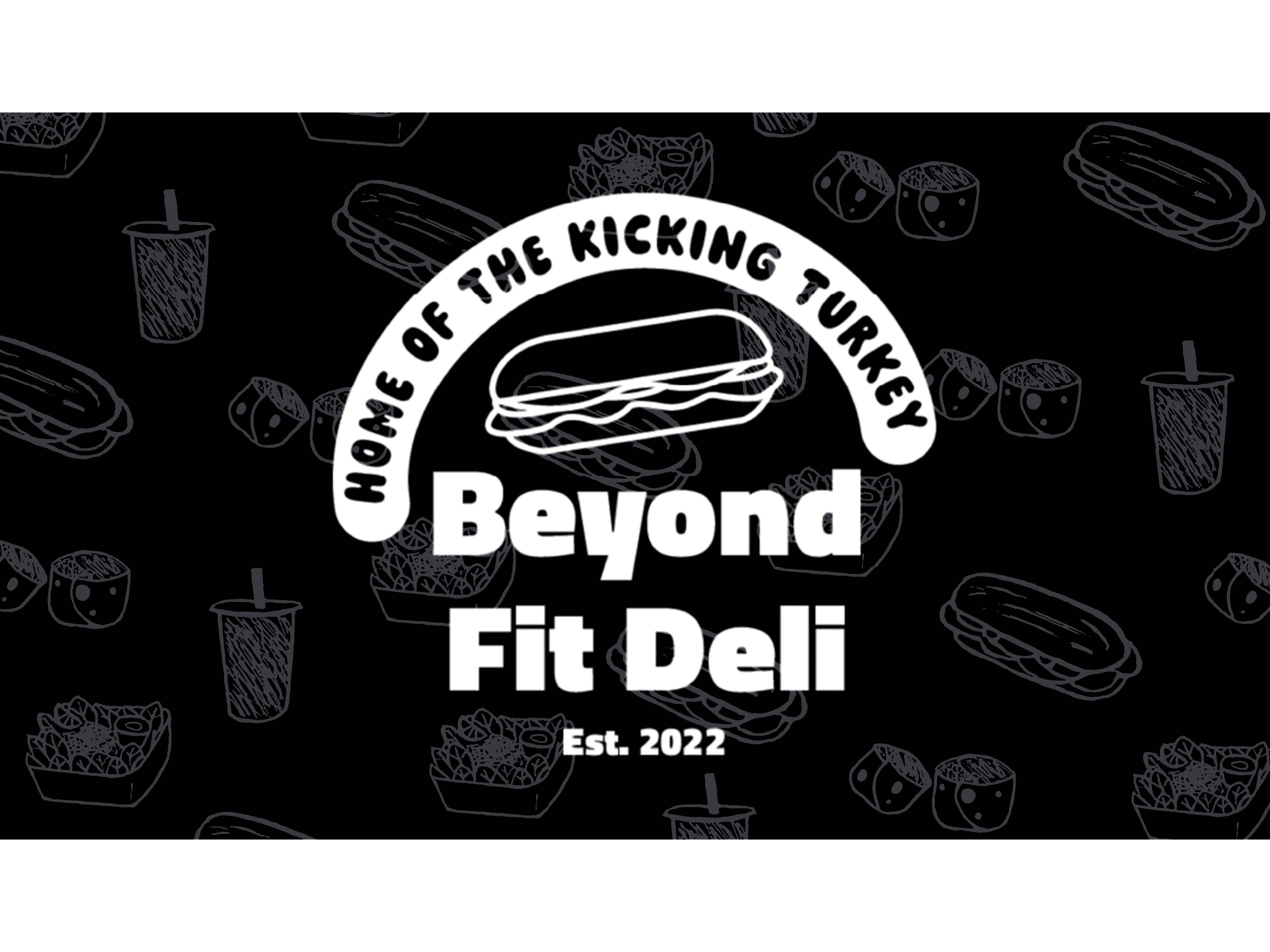 business cards for smoothie drinks for beyond fit deli