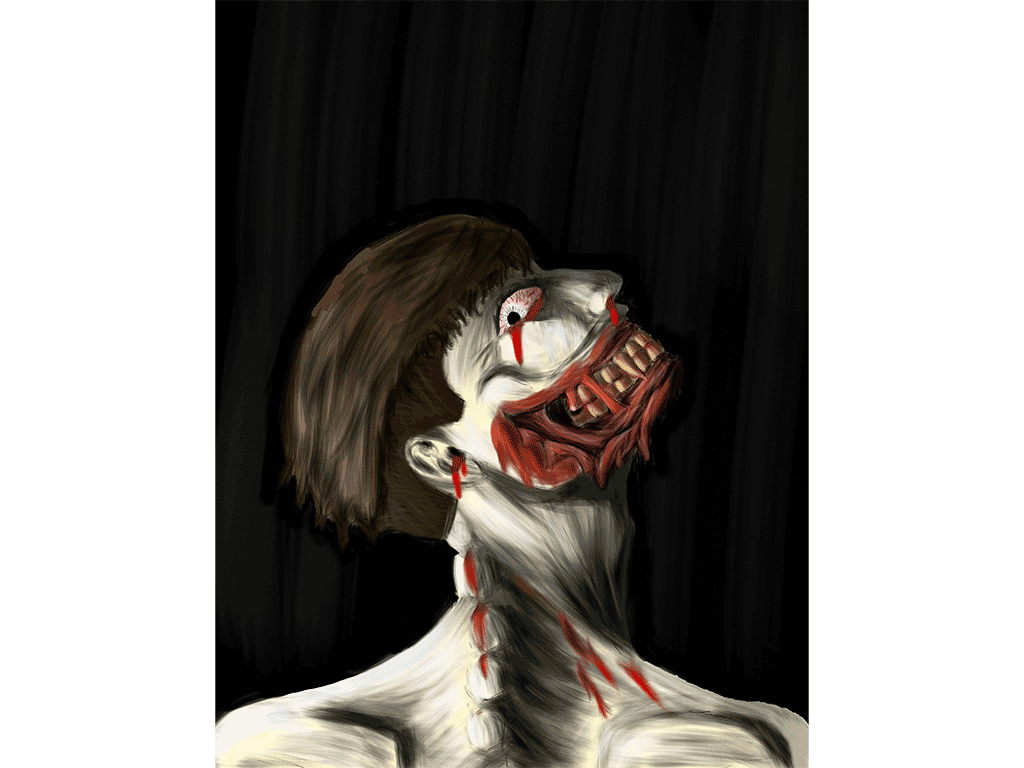 macabre self portrait