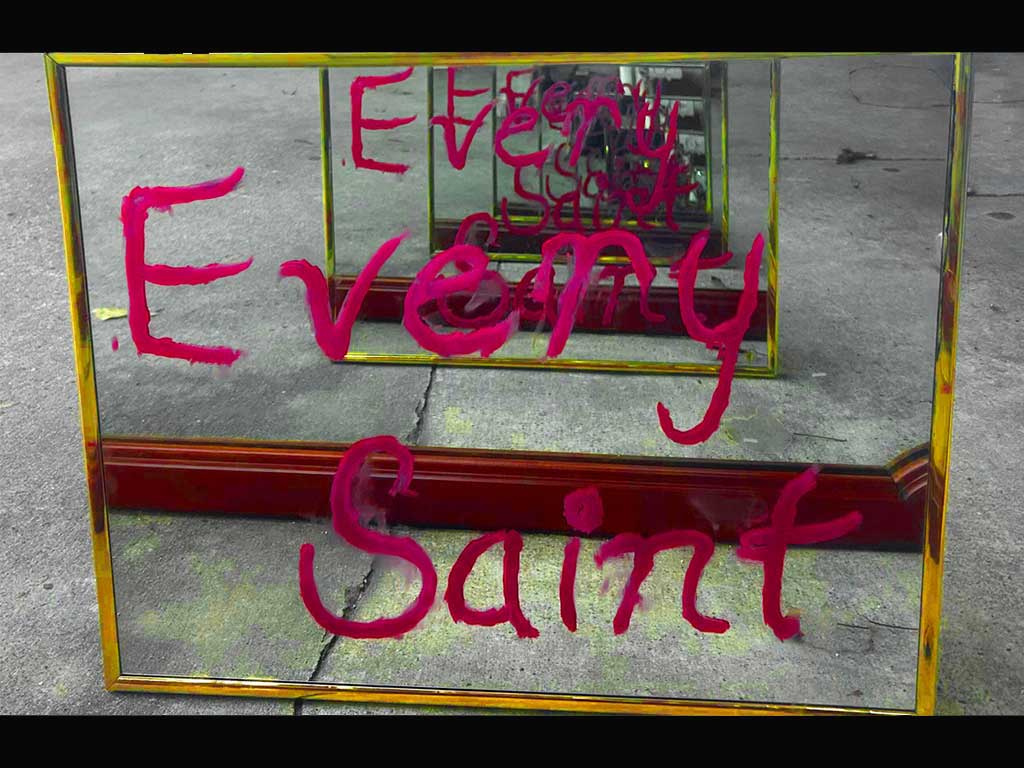vandelized mirror