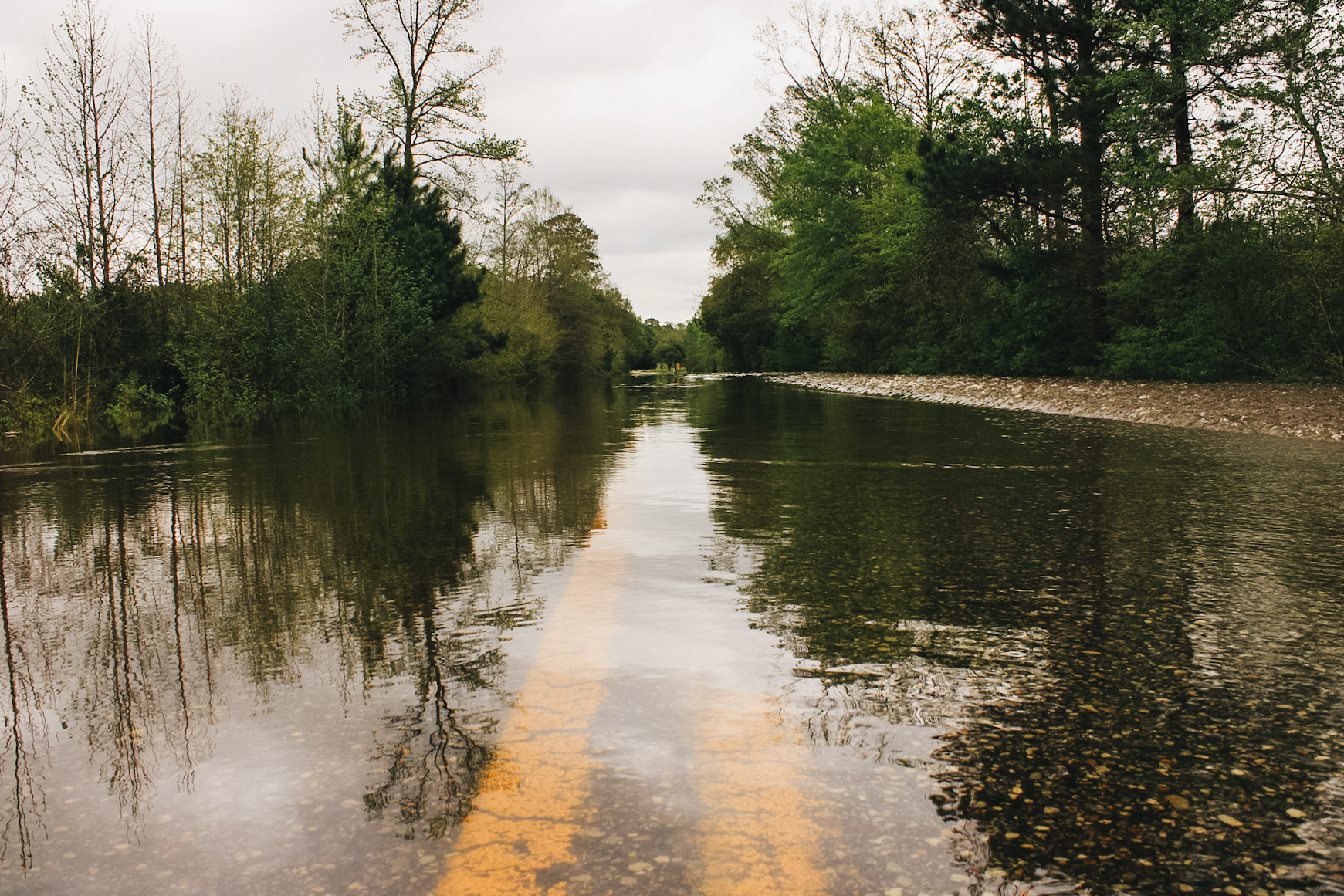 picture of a flooded street