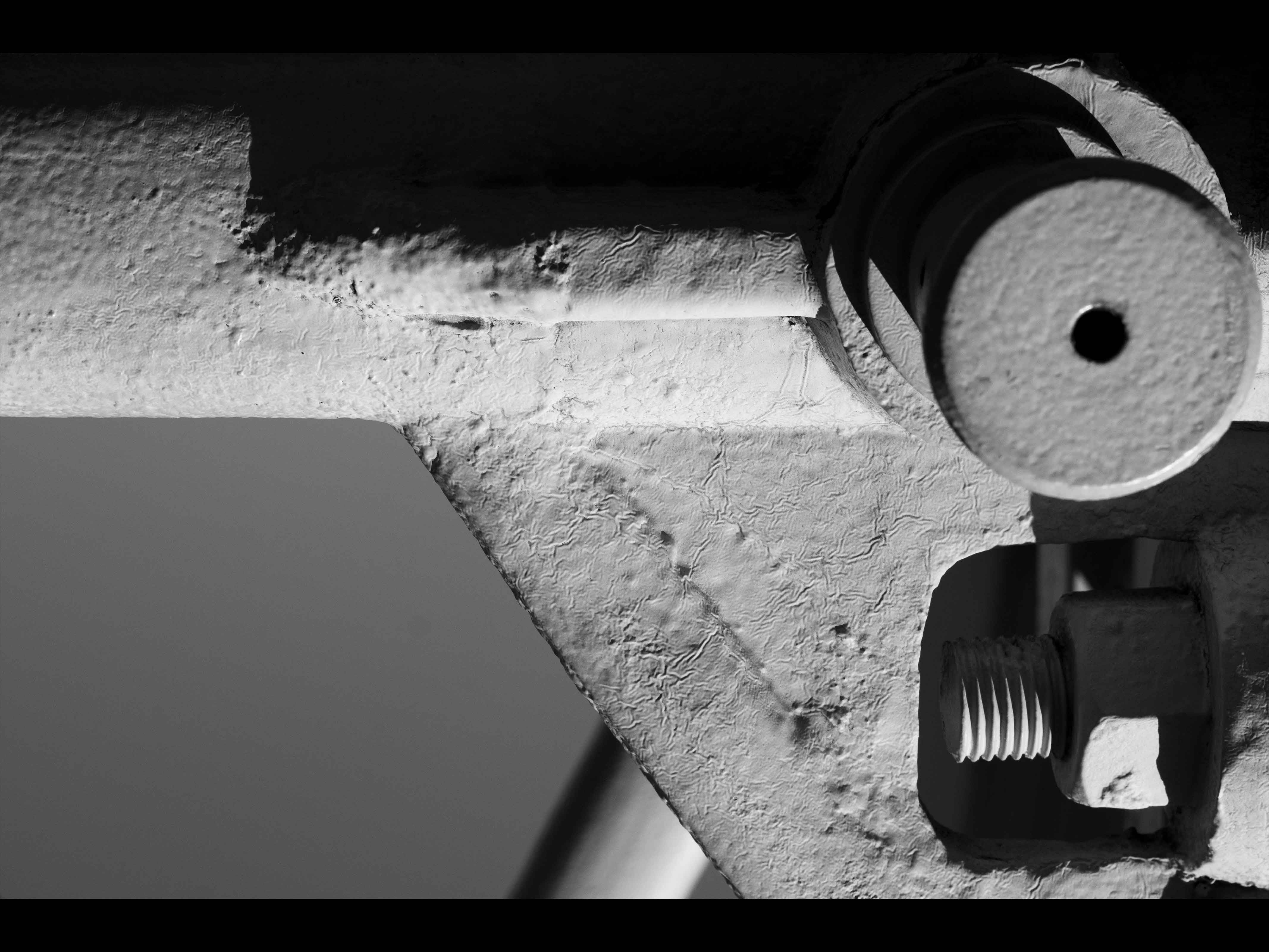 abstract picture of a cement object